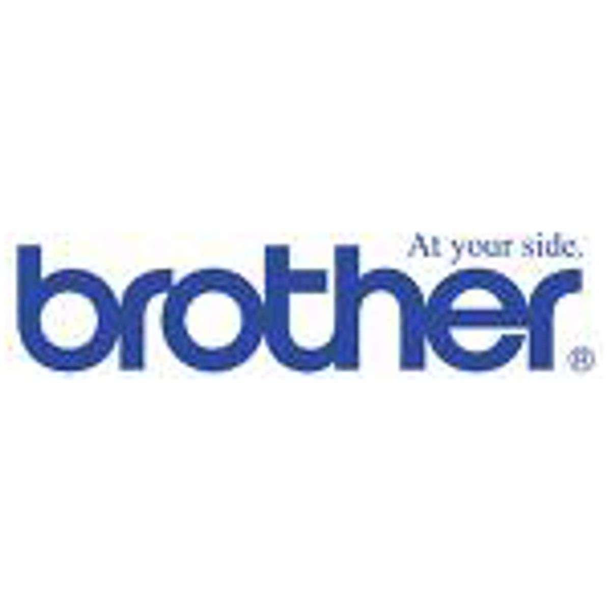 Brother TC201 TC-tape / 12mm / Sort tekst / Hvid tape