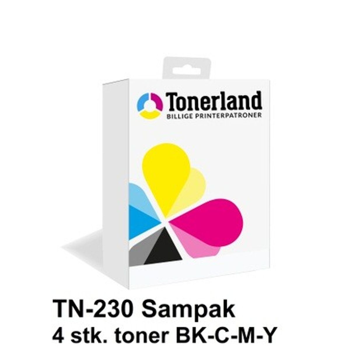 Brother TN230 sampak 4 stk. toner kompatibel