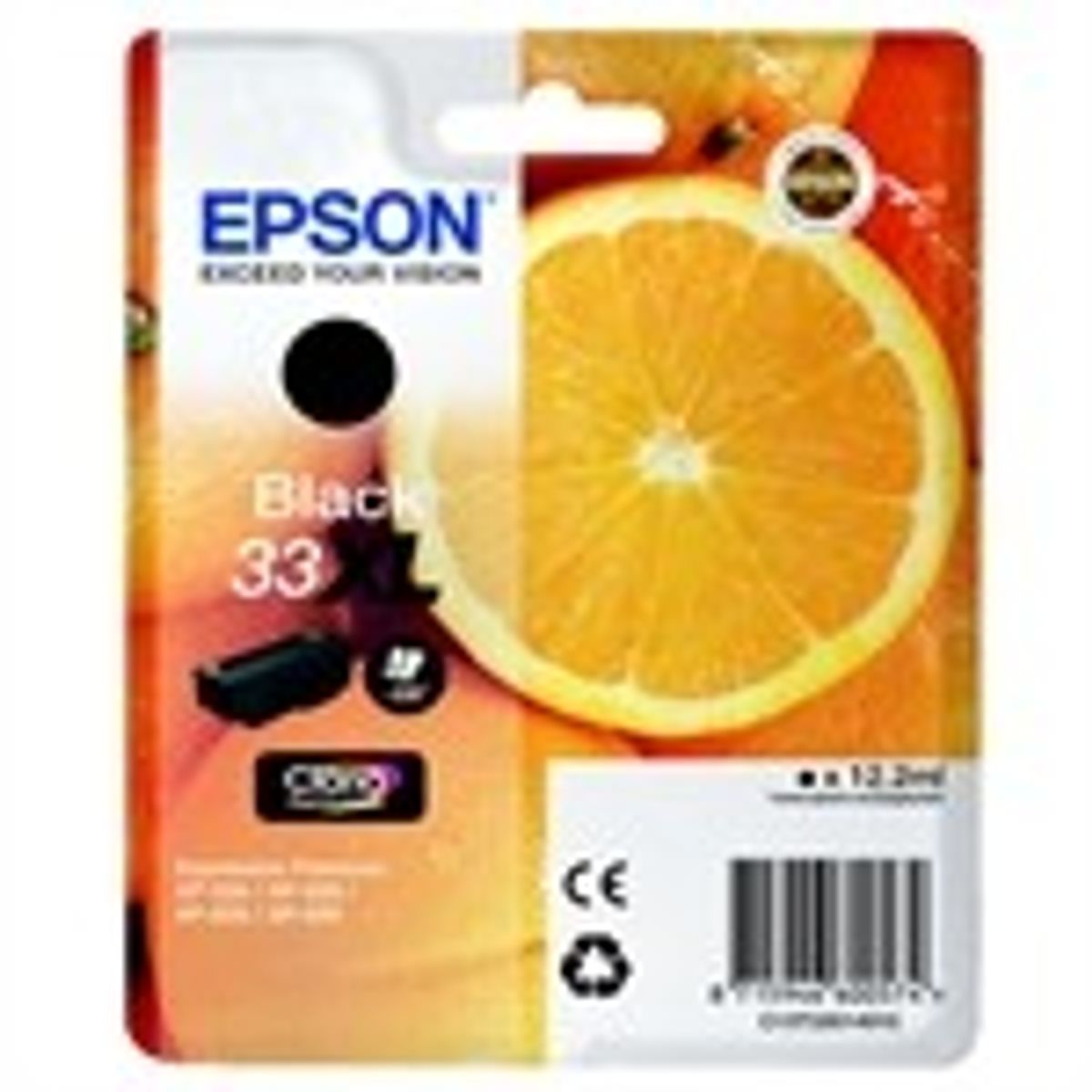 Epson 33XL Sort Printerpatron Original