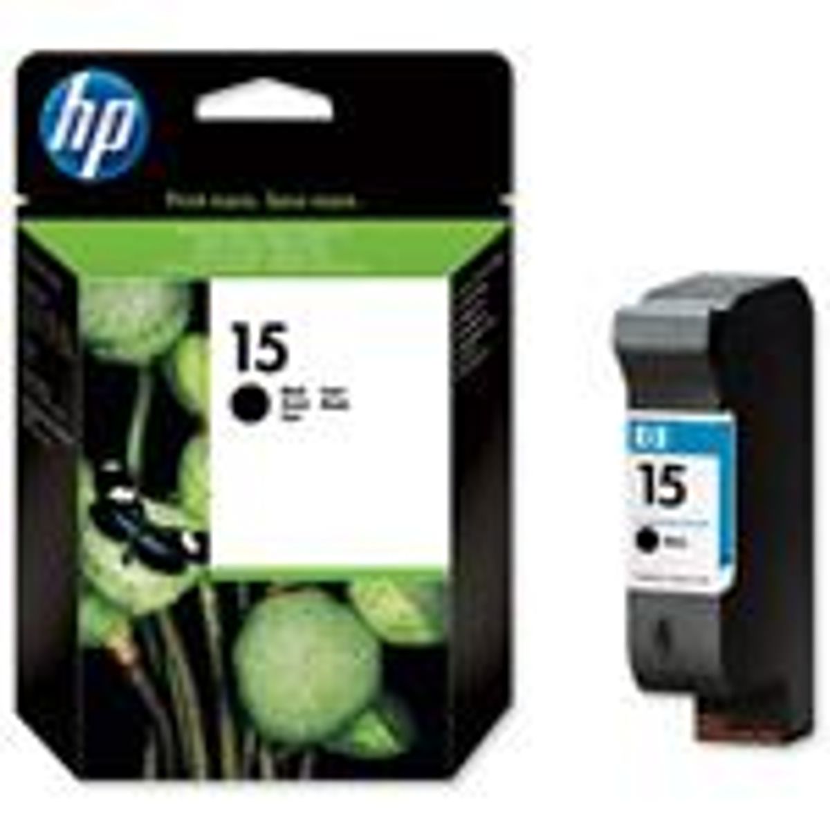 HP 15 Sort Blækpatron C6615DE Original