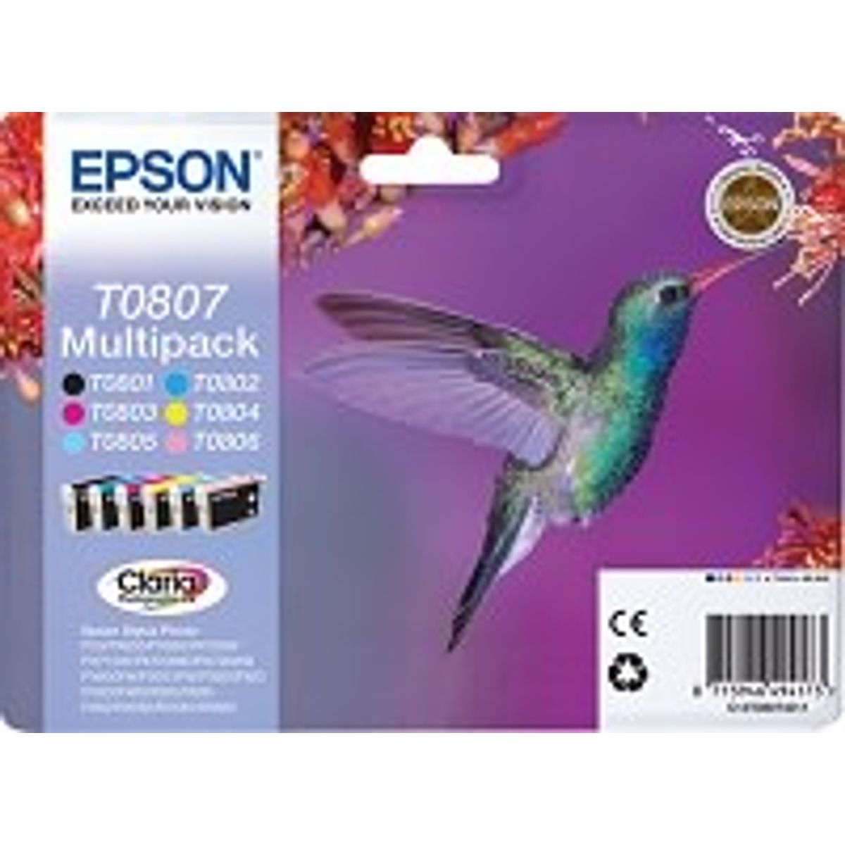 Epson T0807 - Original Epson sampak. Original