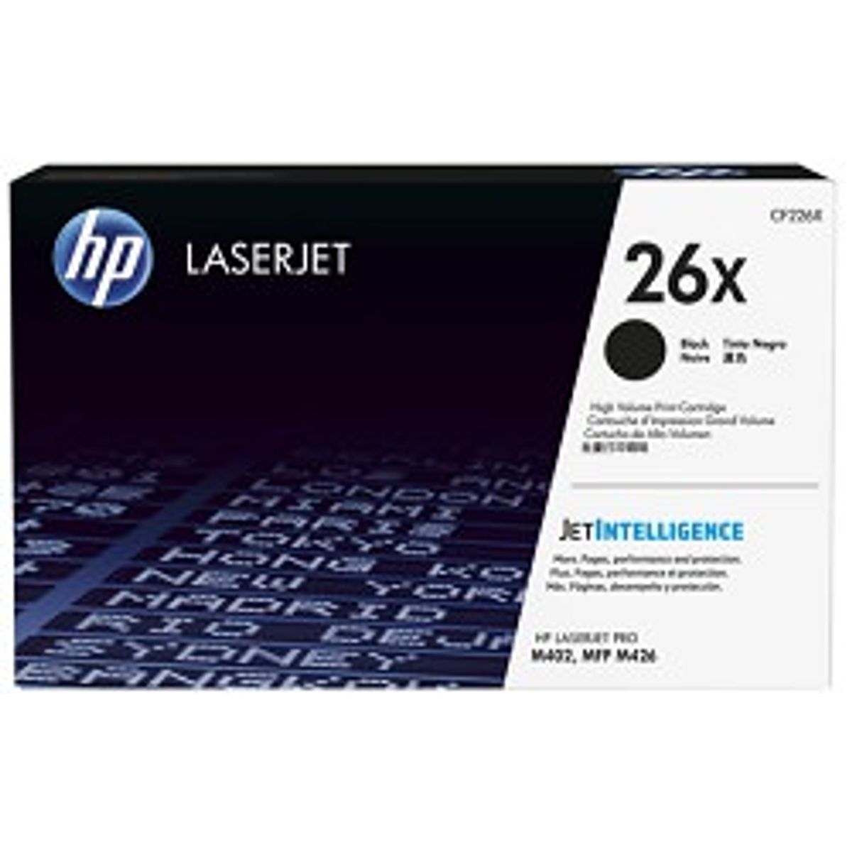 HP 26X Sort Toner CF226X Original