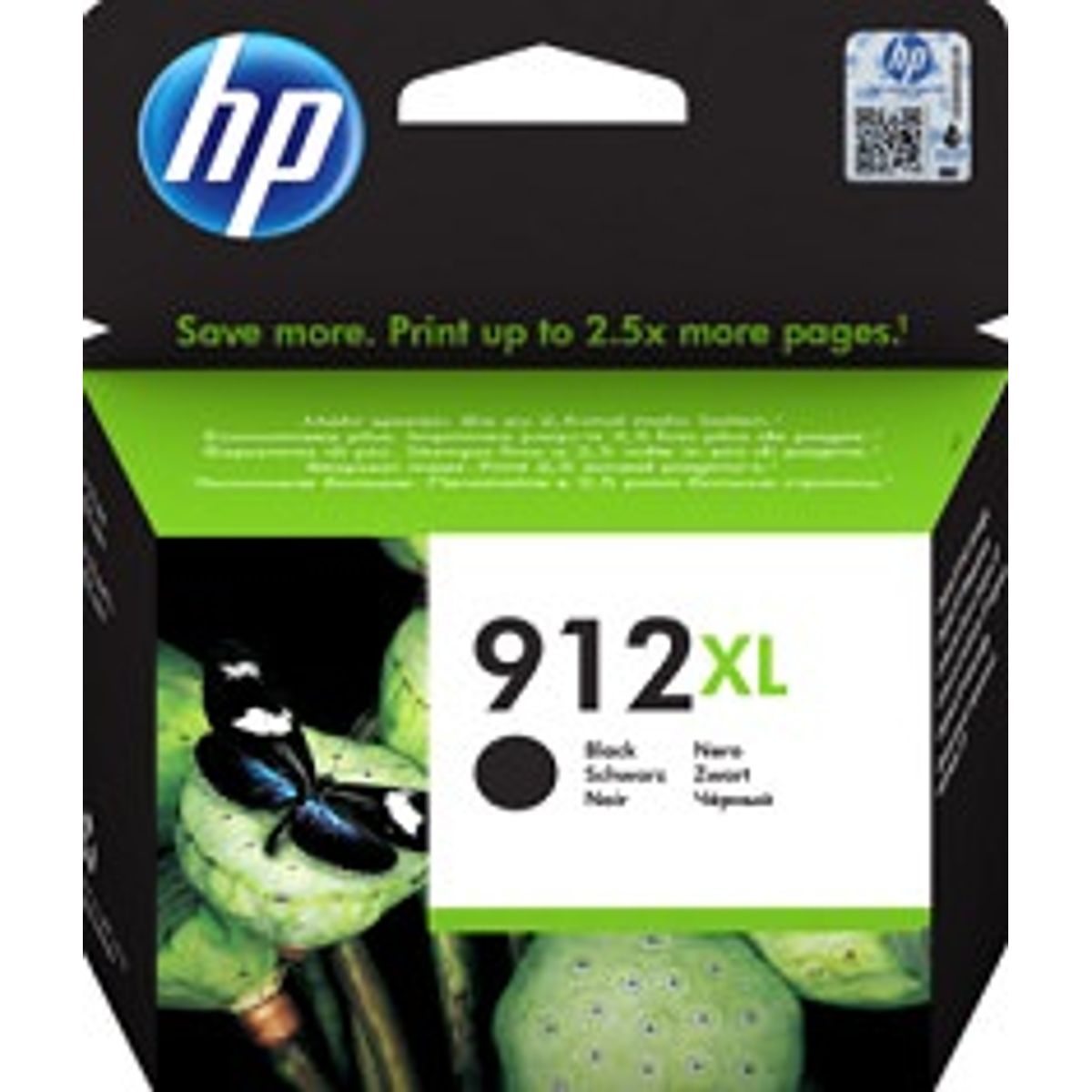 HP 912XL Sort Printerpatron 3YL84AE Original