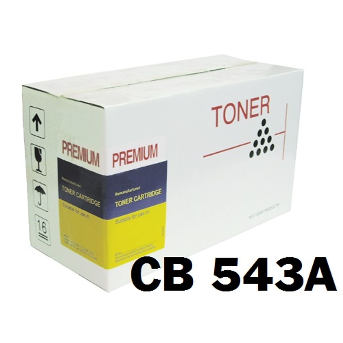 HP CB543A Magenta Toner Kompatibel