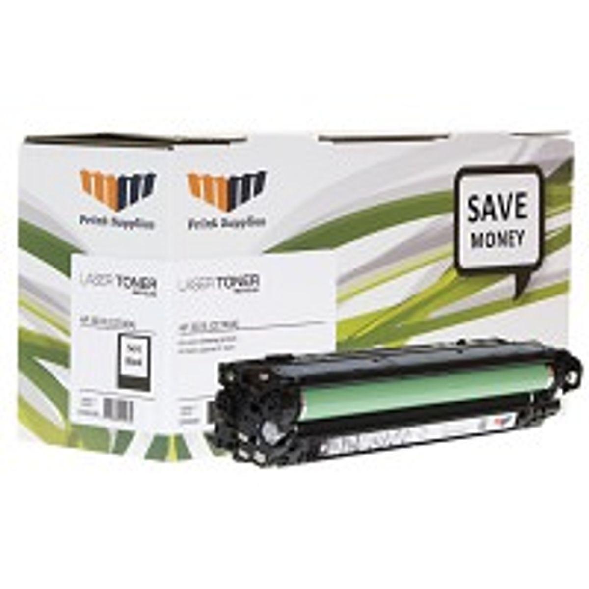 HP CE740A / 307A Sort Toner Kompatibel