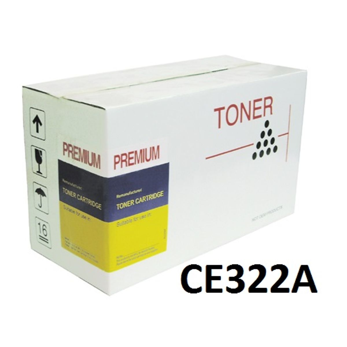 HP CE322A / 128A Gul toner kompatibel