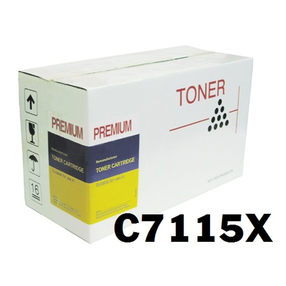 HP 7115X Sort 15X Toner Kompatibel