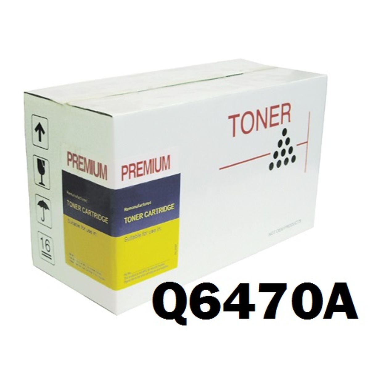 HP 501A Q6470A Sort Toner Kompatibel