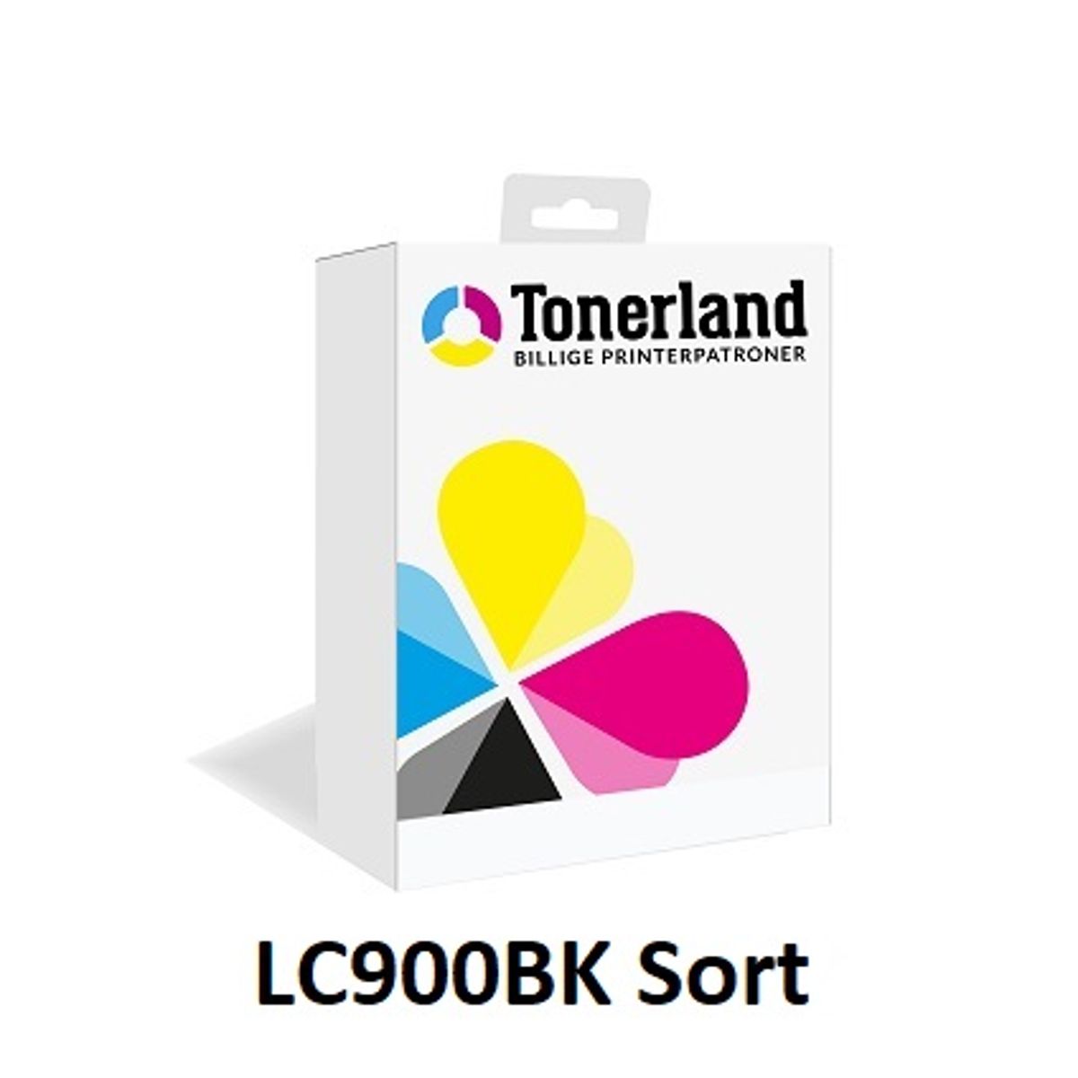 LC900BK sort printerpatron Kompatibel