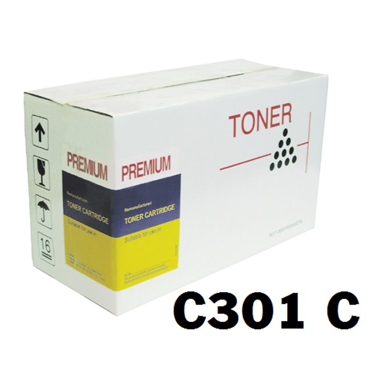 OKI C301 C321 Cyan Toner Kompatibel