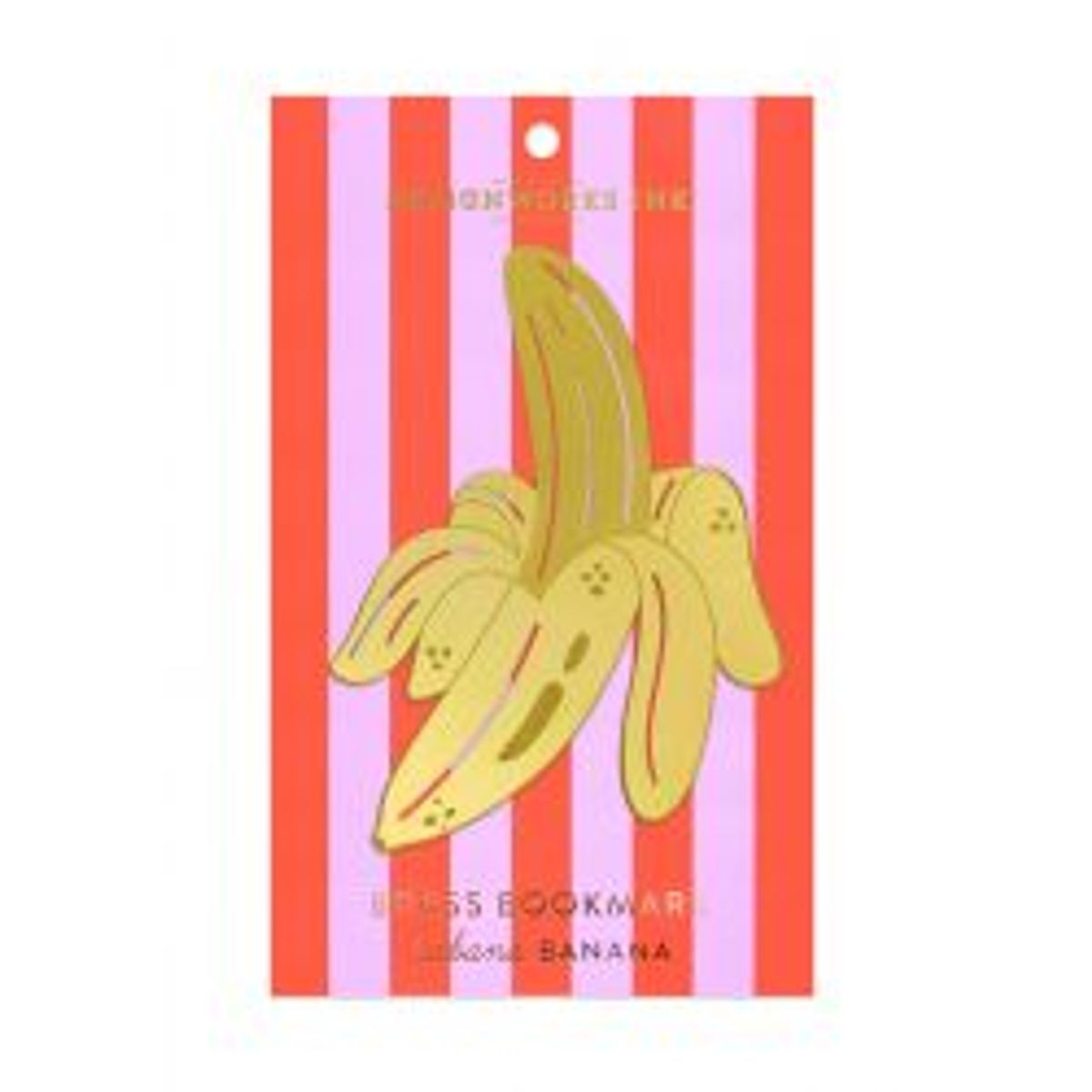 Designworks Ink Large Metal Bookmark Cabana Banana - Bogmærke