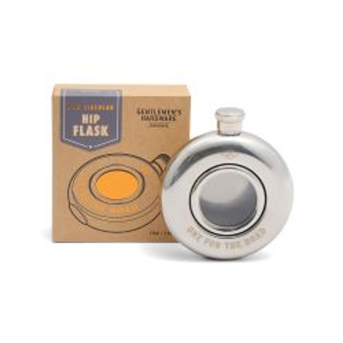 Gentlemen's Hardware Round Hip Flask - Lommelærke