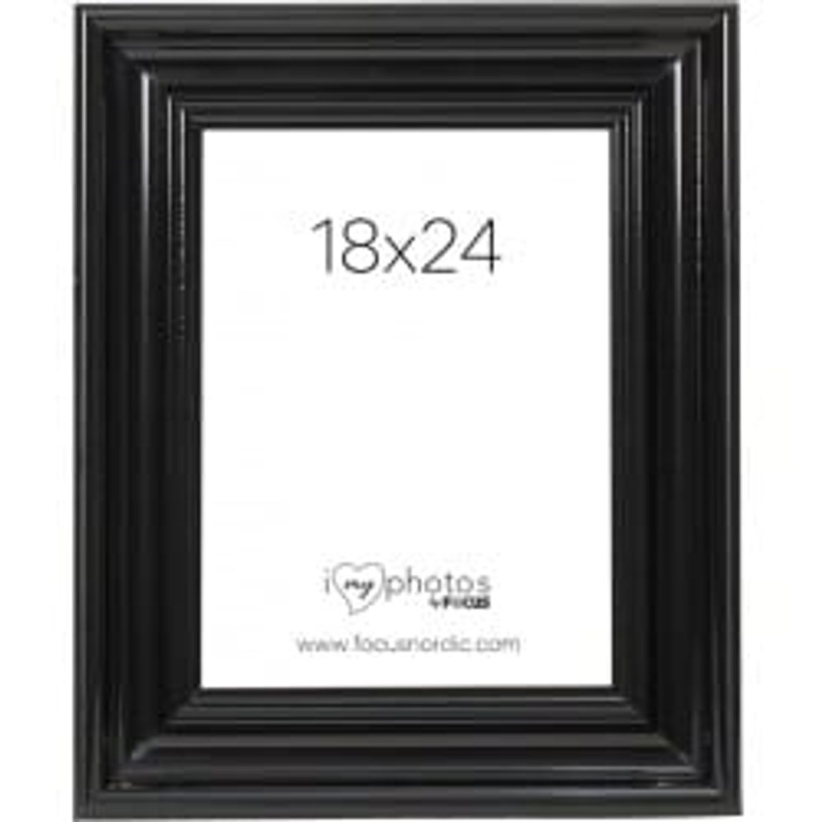 Focus Charleston Black 18x24 - Ramme