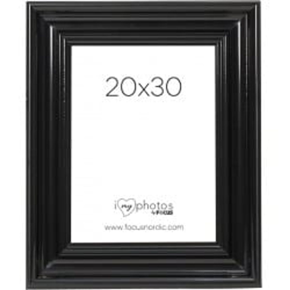 Focus Charleston Black 20x30 - Ramme