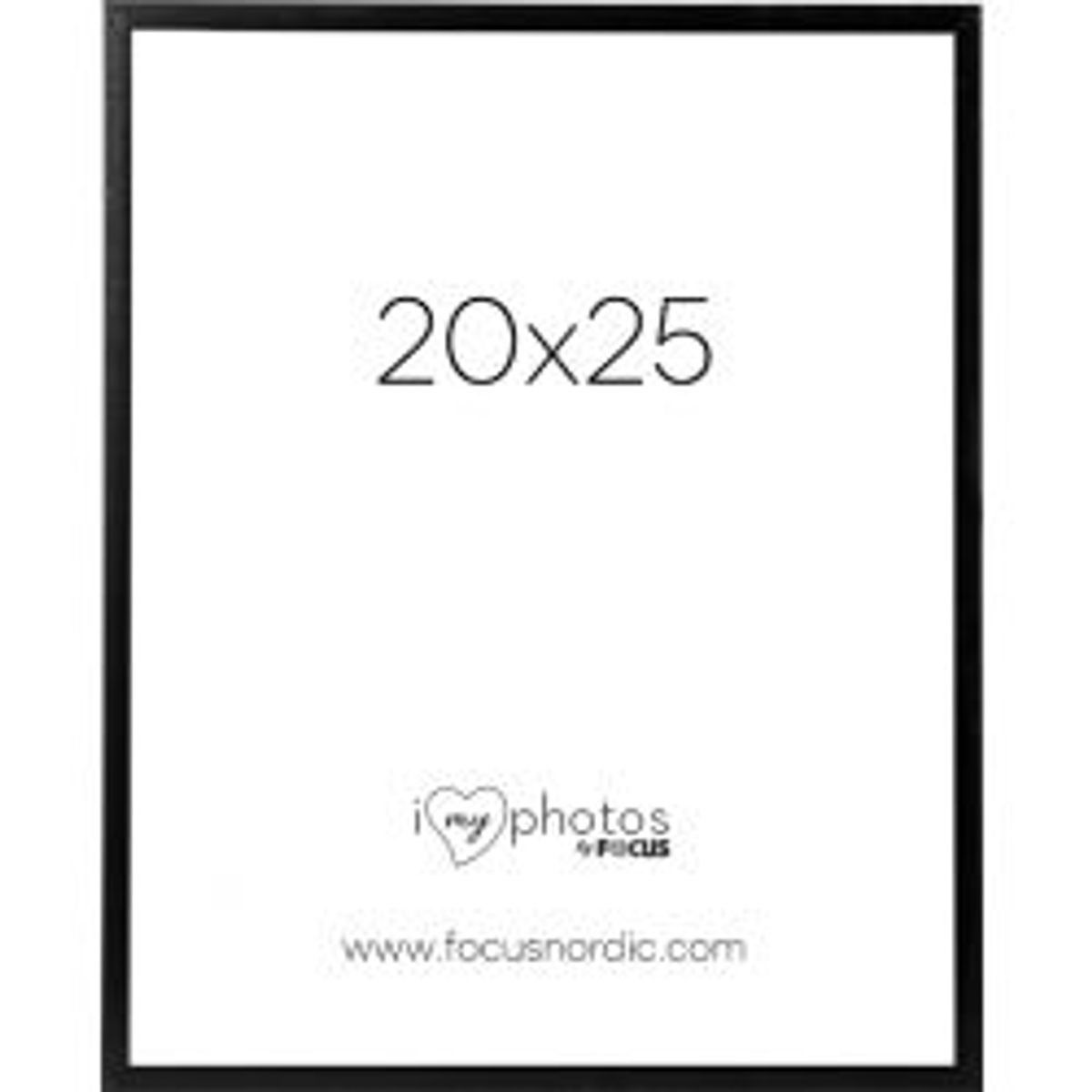 Focus Soul Black 20x25 - Ramme