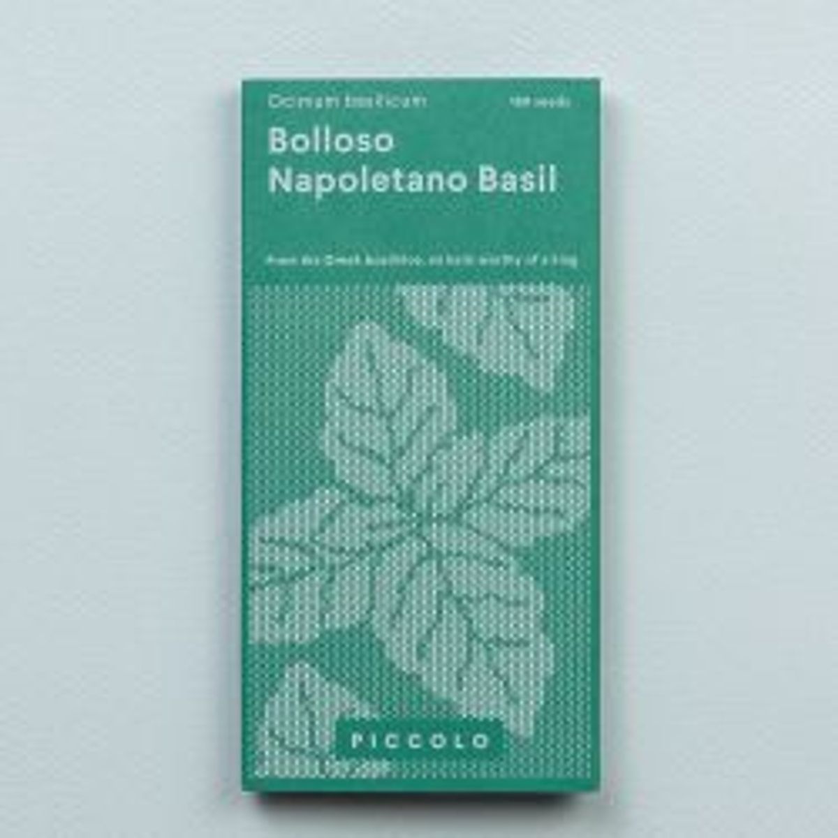 Piccolo Seeds Basil Bolloso Napoletano - Frø