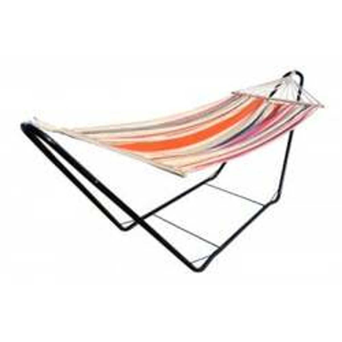 Chillounge Sunrise - Single Spreader Bar Hammock With Powder Coated Steel Stand - Hængekøje