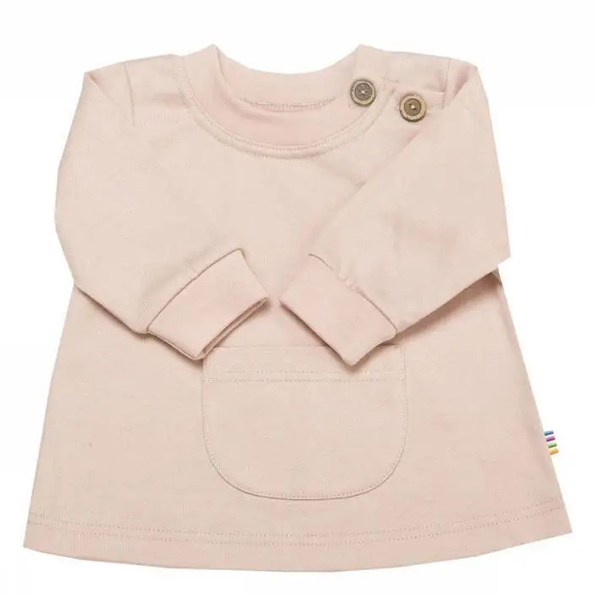 Bluse A-fortmet pastel rosa økologisk bomuld