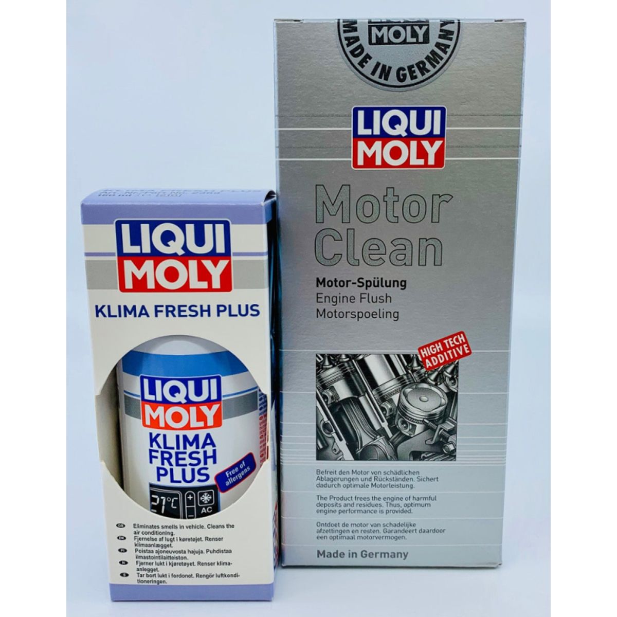 Motor & kabine rense pakke, består af 2 produkter, begge fra Liqui Moly