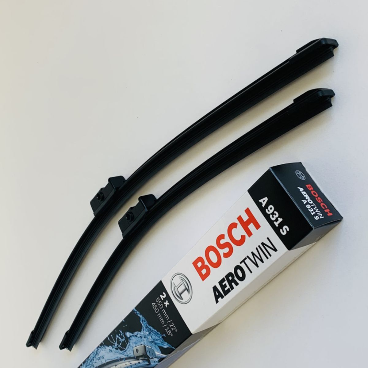 A931S Bosch Aerotwin Viskerblade / Fladblade sæt 550+450mm