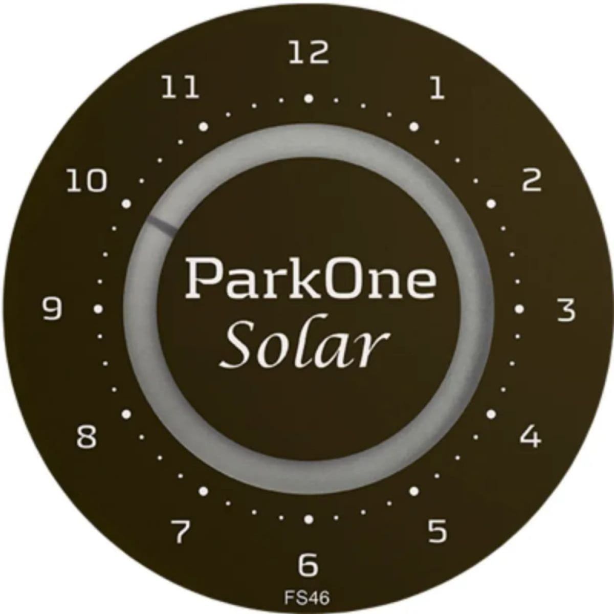 ParkOne Solar parkerings ur, Black/Sort (FS46) fra Needit