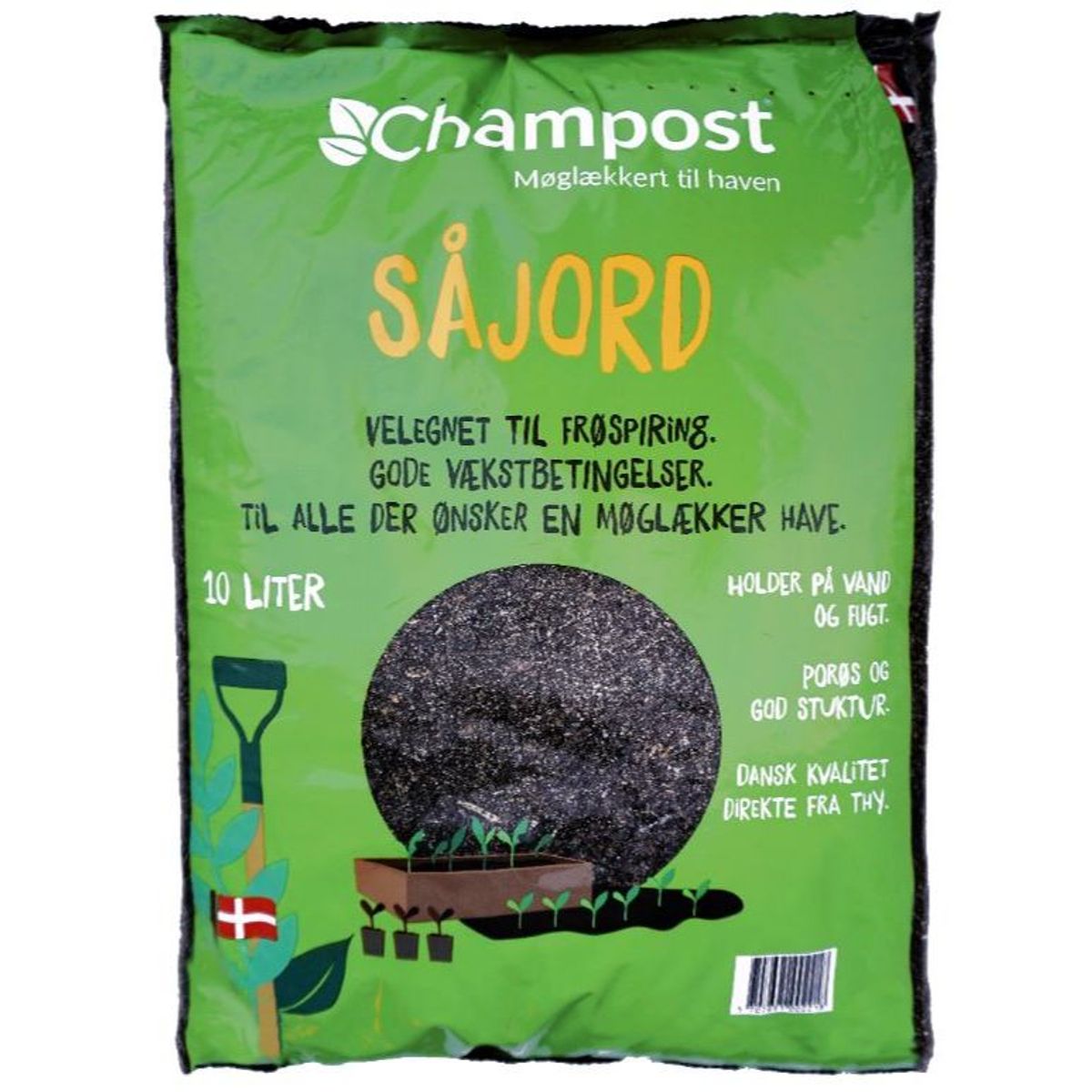 Såjord 10 liters sæk