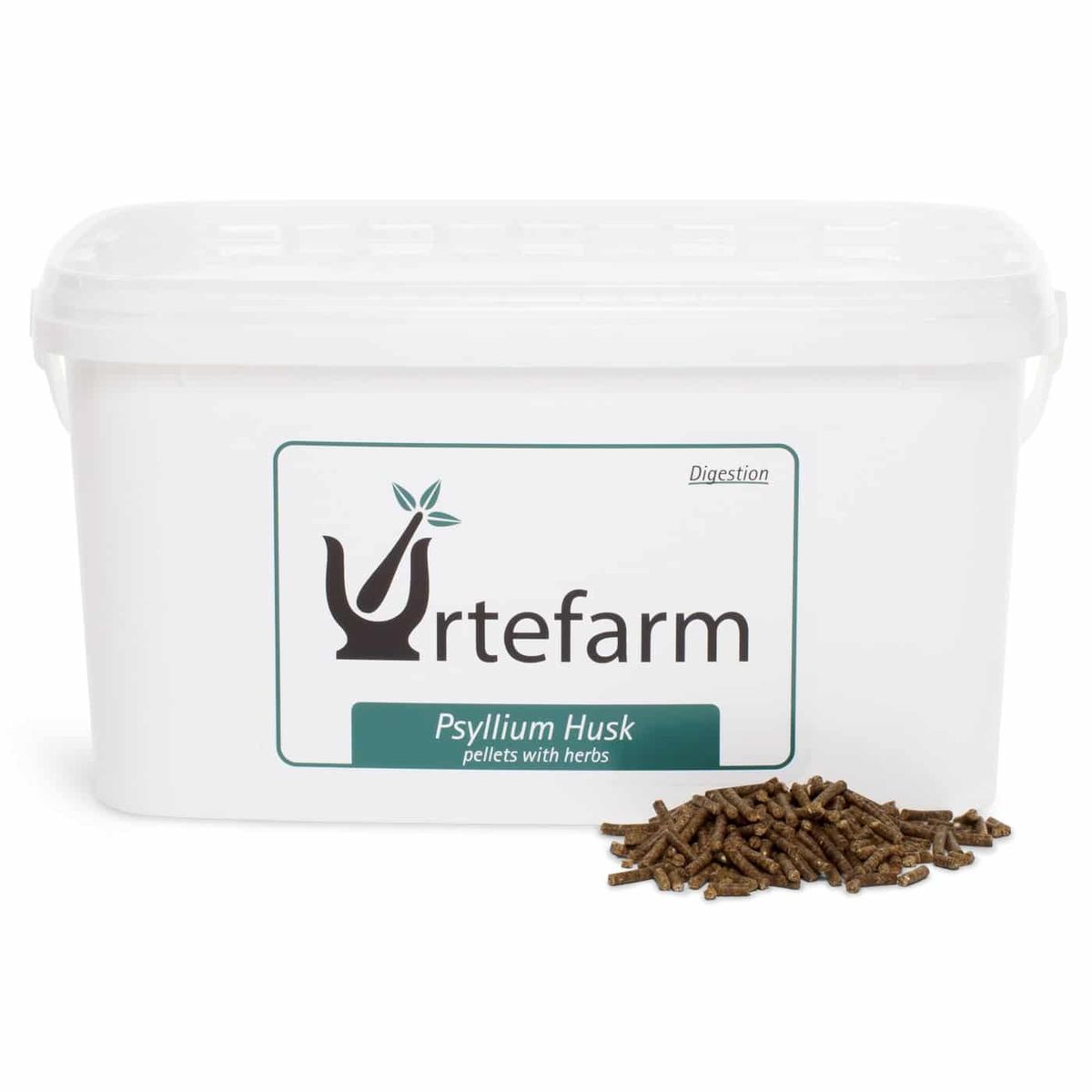 Urtefarm Psyllium Husk Loppefrø med Urter (Pellets)