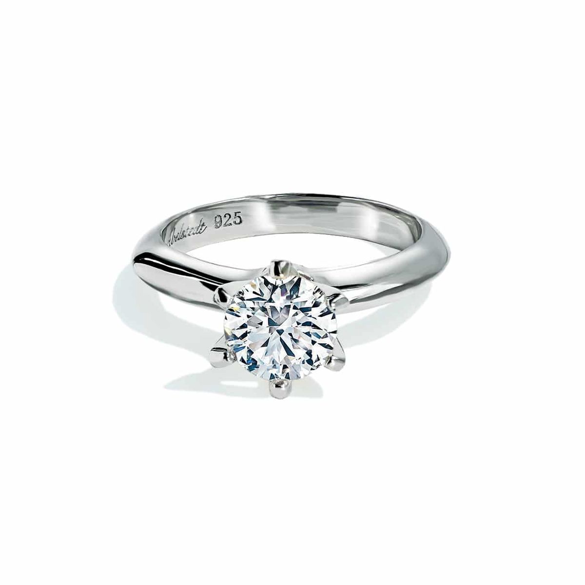 Oxford 6 fatninger solitaire ring