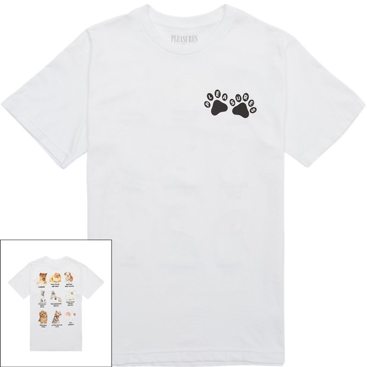 Pleasures Now Puppies Tee White