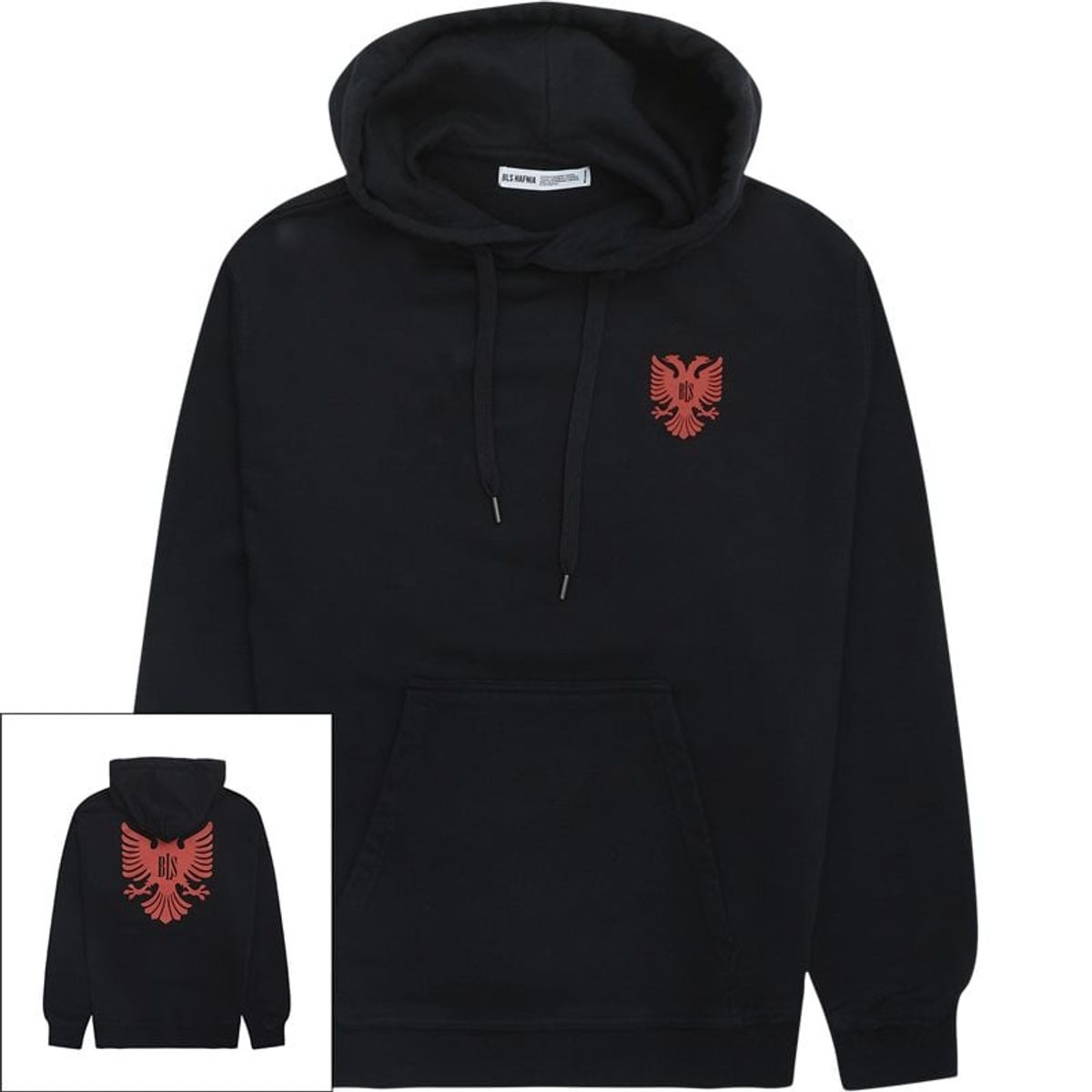 Bls Eagle Hoodie 202403074 Sweatshirt Sort