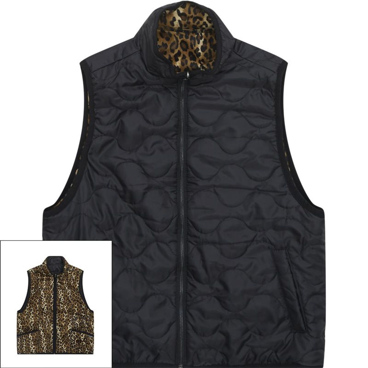 Pleasures Now Felis Reversible Vest Wild Anima