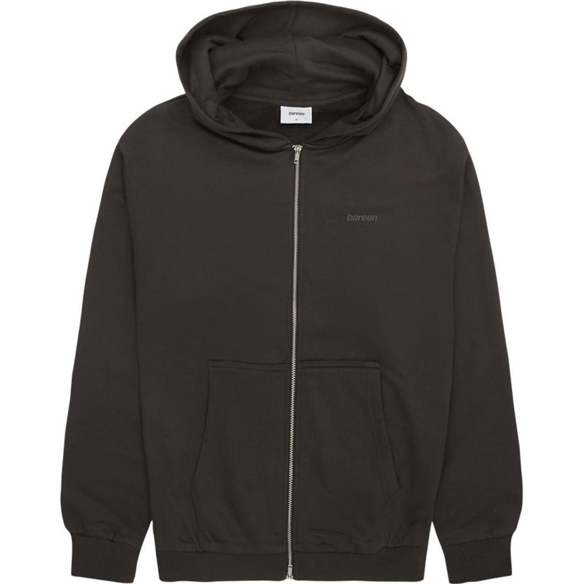 Bareen Boba Oversized Zip Hoodie Black