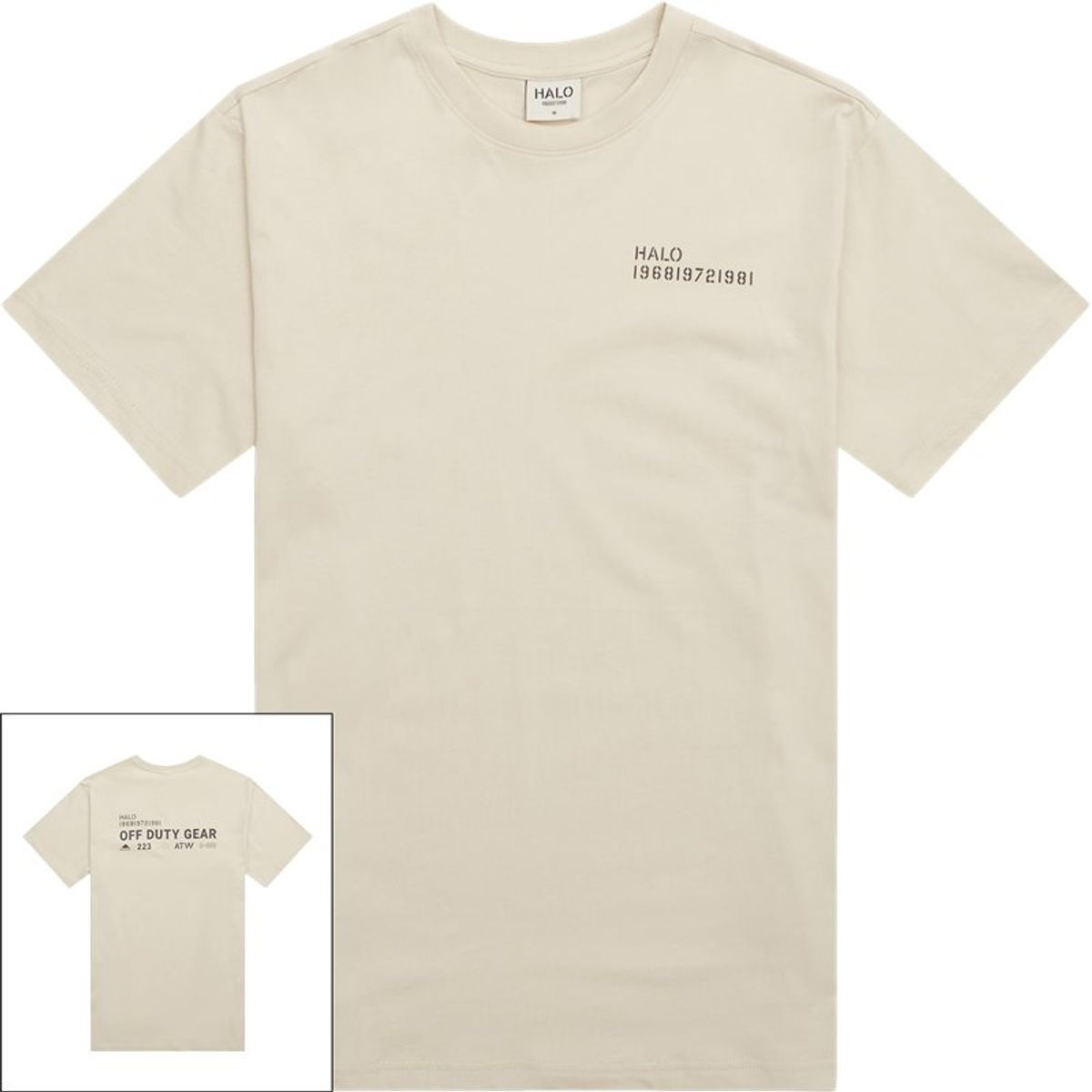 Halo Cold Shore T-shirt Oyster Gray