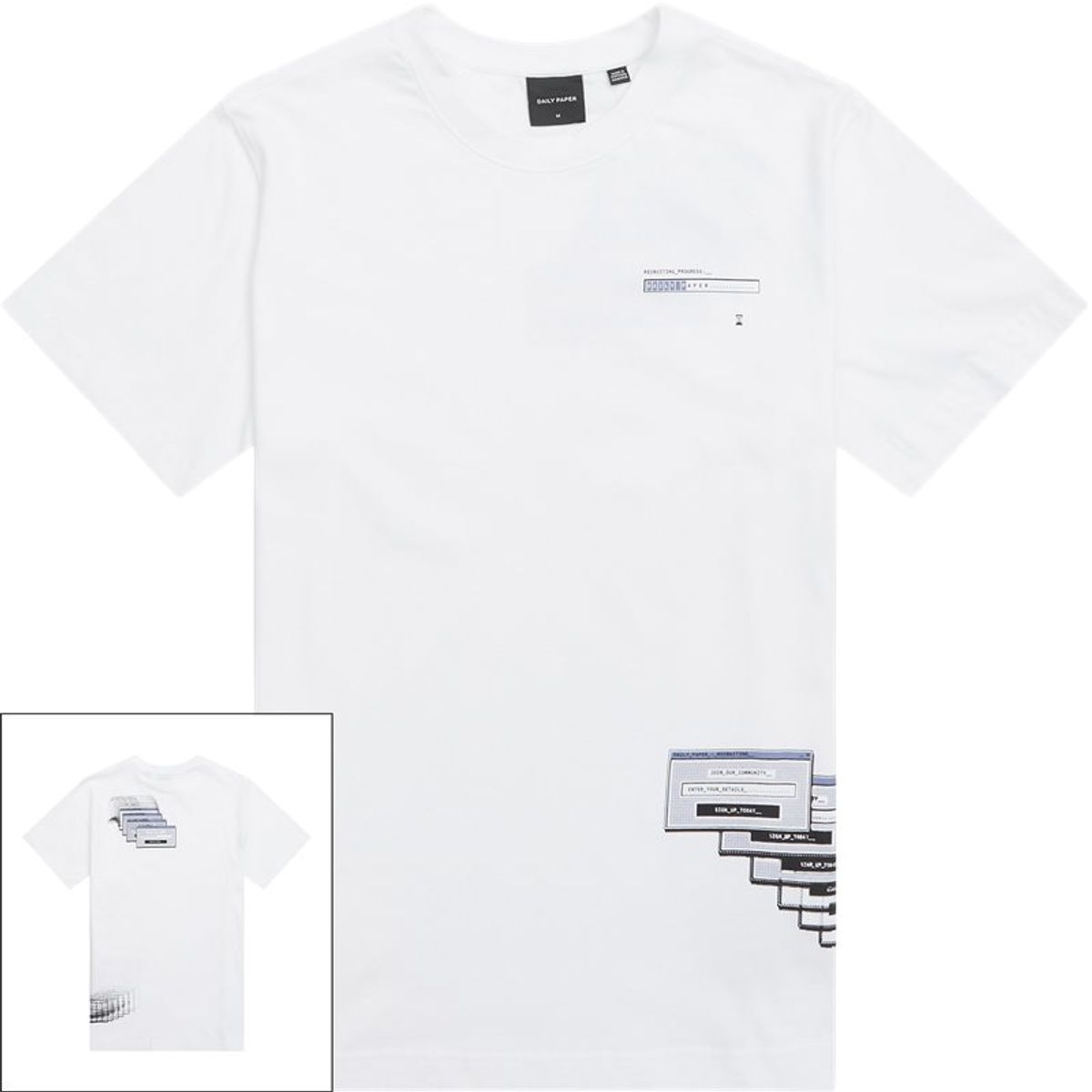 Daily Paper Pop Up Ss T-shirt White