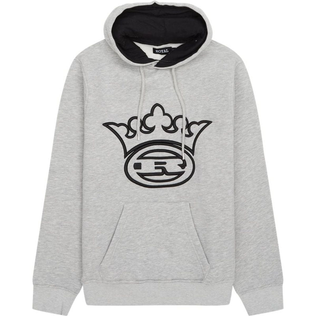 Royal Champ Hoodie Grey Melange