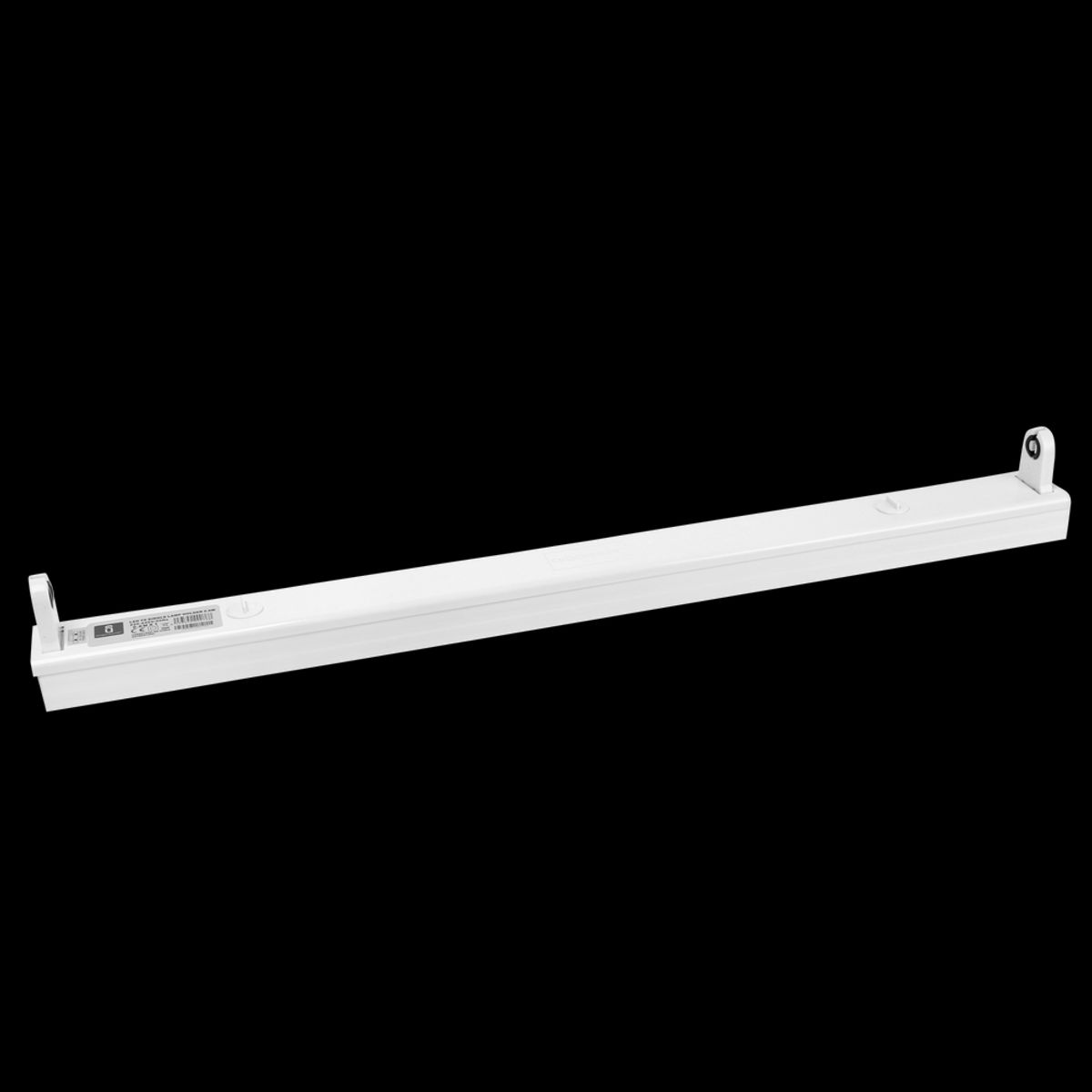 Aigostar LED T8 armatur - 60 cm hvid aluminium, til et enkelt LED TL-rør