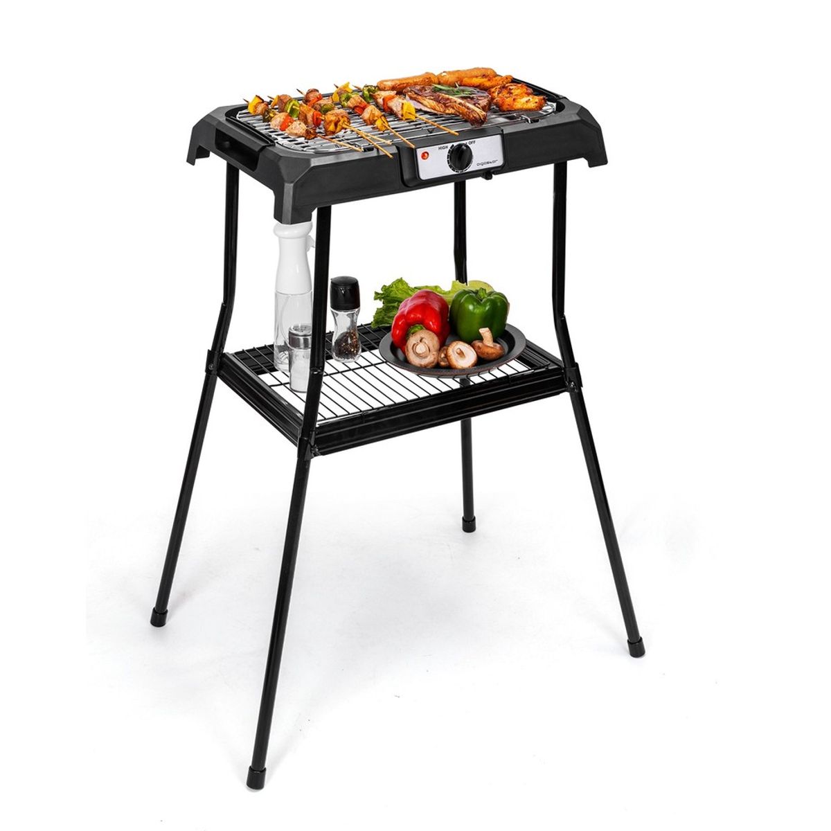 Elektrisk Grill BBQ Lava Pro 2000W med Stativ