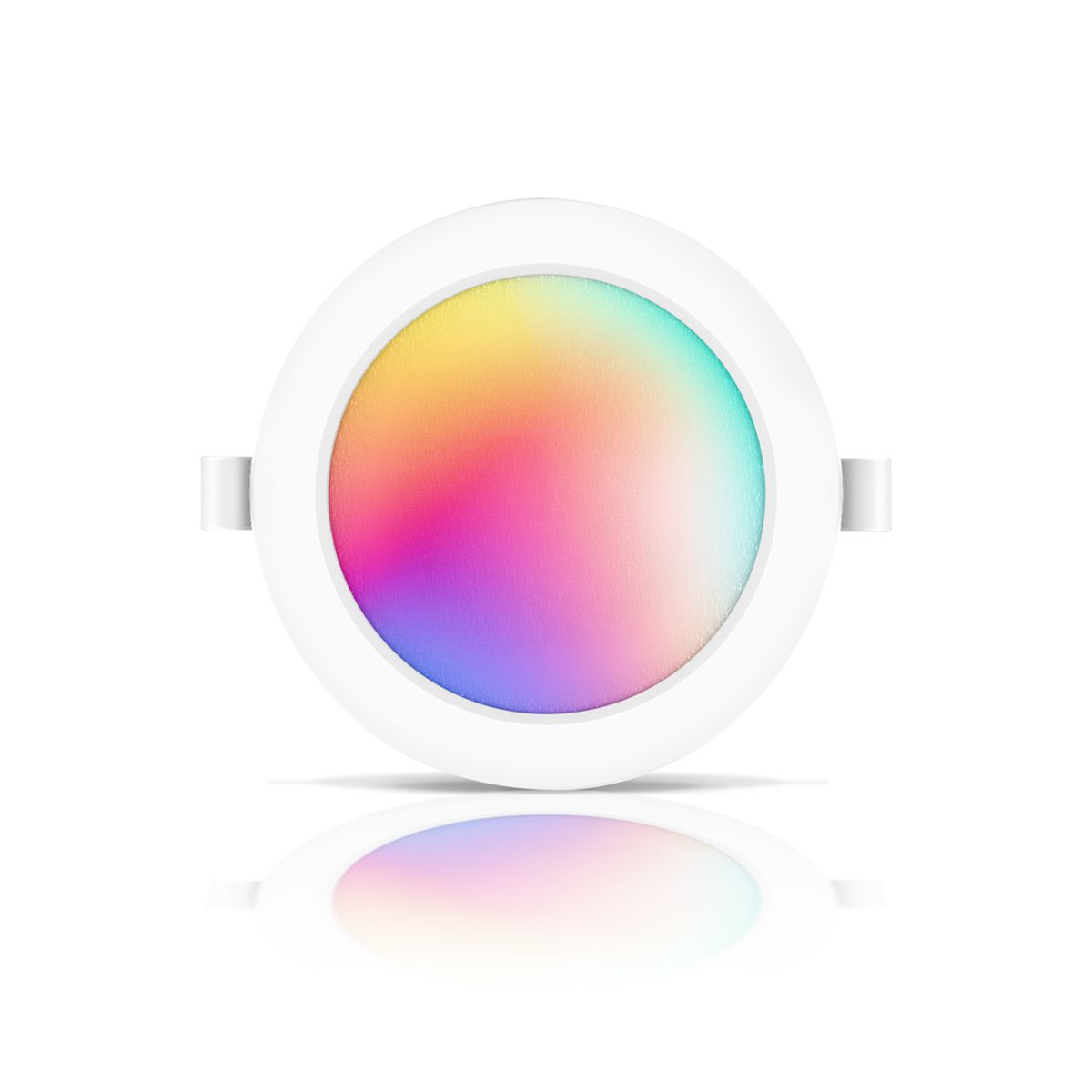 WB Smart LED Bagbelyst Indbygningsspot, 9W RGB+CCT, 2700-6500K - Kulør : RGB + CCT (Varm til Kold Hvid)