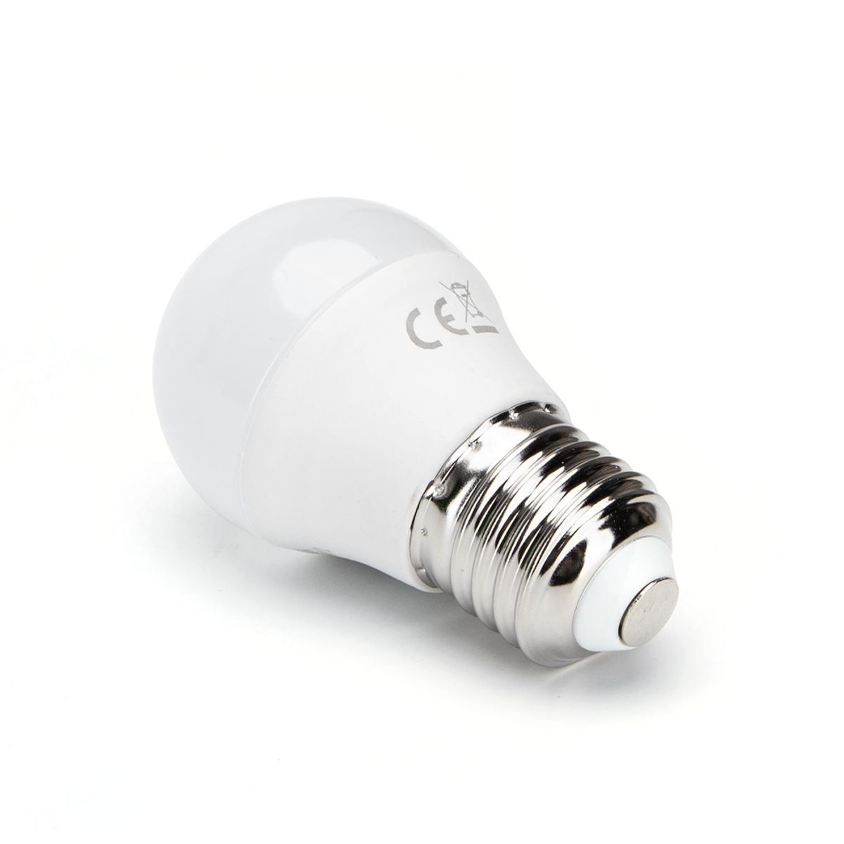 Outlet: LED A5 G45 - Stor Spredning - E27 4.9W - 3000K - Kulør : Varm