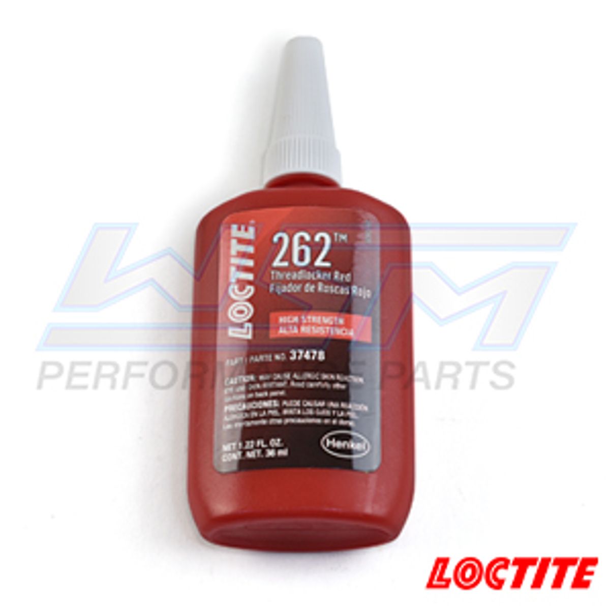 Thread Lock: Red 262 High Strength 36ml - 01326236