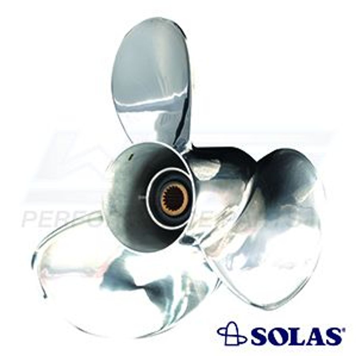 solas prop.w / hub m / c bravo-ii ss titan (17.25x25) l hånd - 164217325