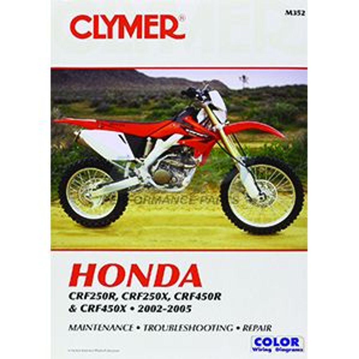 Honda 250/450 crf-r / crf-x 2002-2005 manual - M352