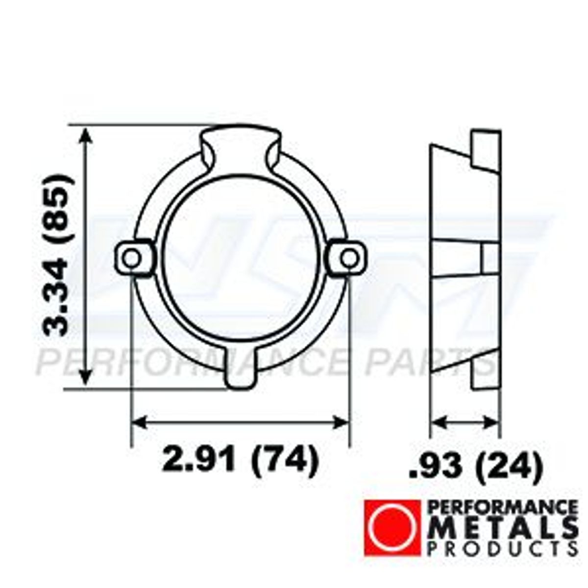 anode - aluminium - alpha lejebæreren - PMC00043A