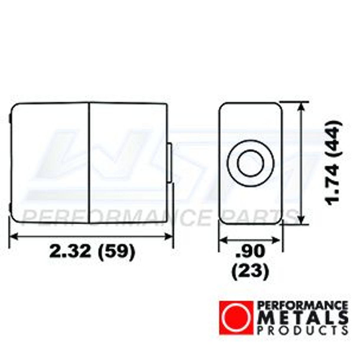 anode - aluminium - j & e bageste gearhus (isterning) - PMC00155A