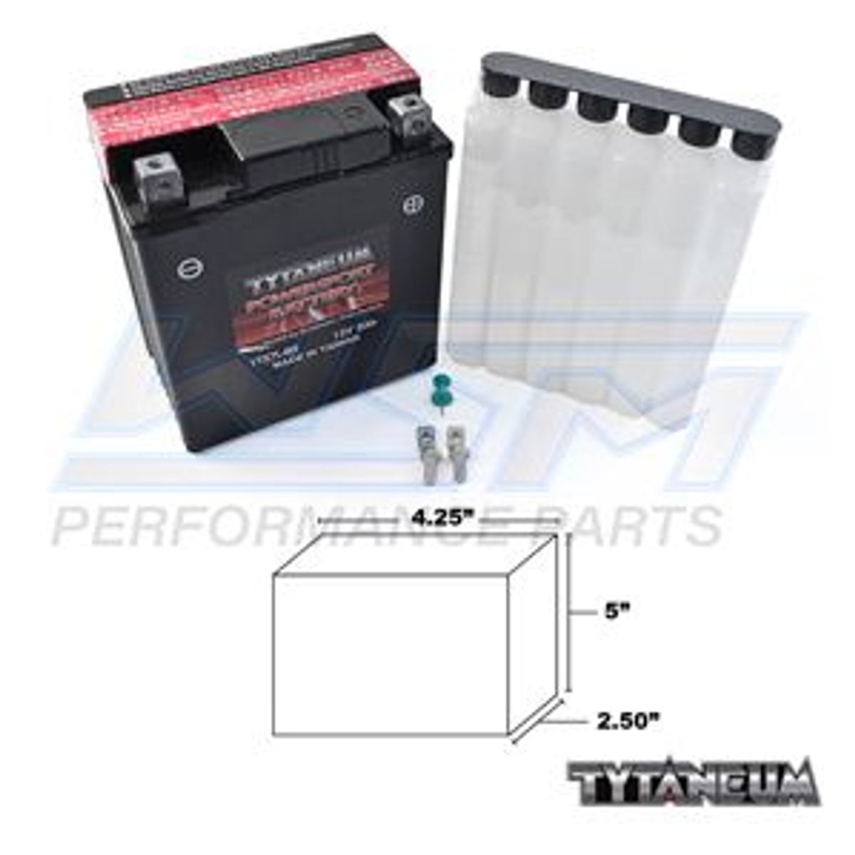 Kawasaki / Suzuki / Yamaha 125-450 batteri - 66170