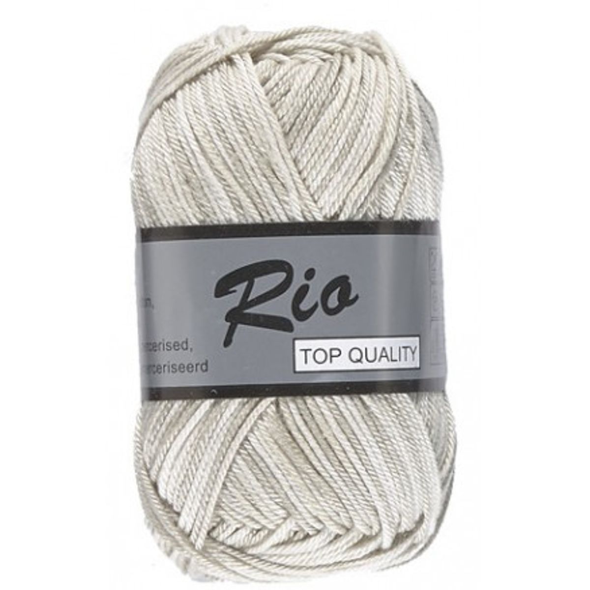 Lammy Rio Garn Print 621 Hvid/Grå/Beige 50 gram