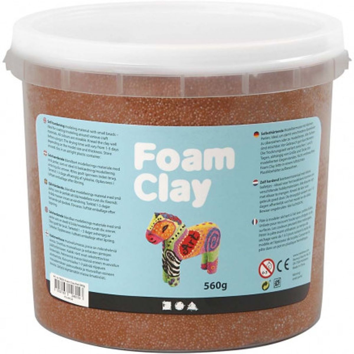 Foam Clay ®, brun, 560 g/ 1 spand