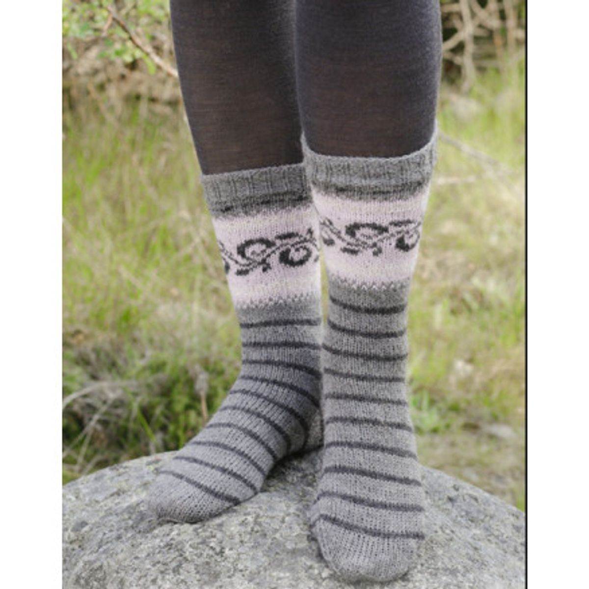 Telemark Socks by DROPS Design - Sokker Strikkeopskrift str. 35/37 - 4 - 35/37