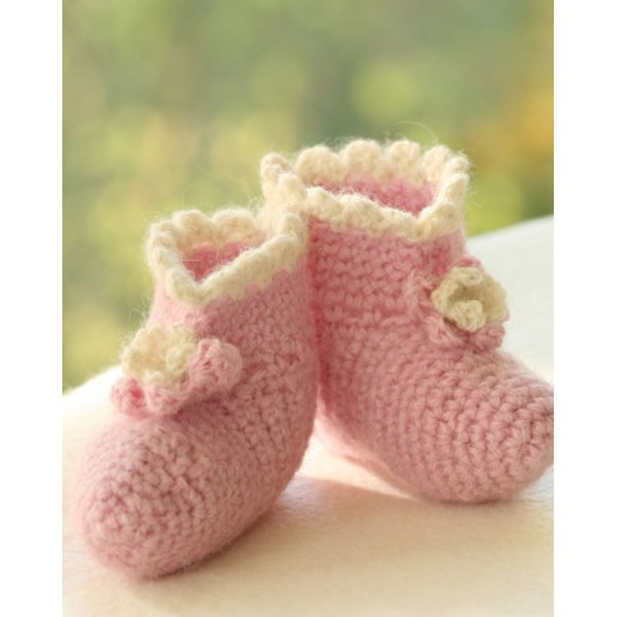 Princess Boots by DROPS Design - Baby Tøfler Hækleopskrift str. 1/3 md - 3/4 år