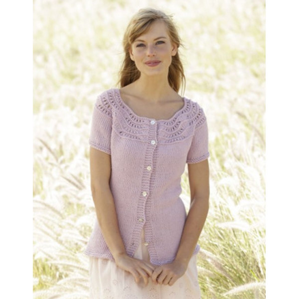 Becca Cardigan by DROPS Design - Jakke Strikkeopskrift str. S - XXXL - X-Large